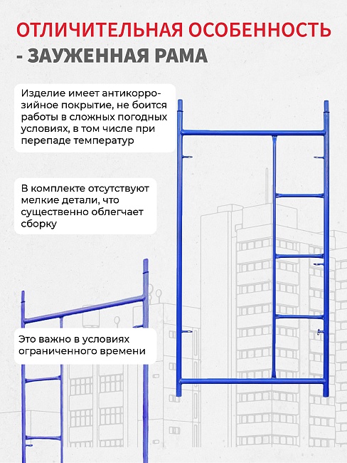 Рама с лестницей ЛРСП 100 фото 4