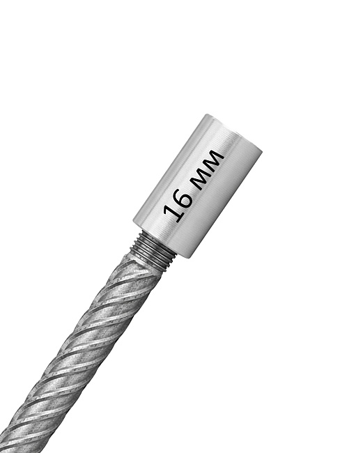 Муфта с цилиндрической резьбой для стыковки арматуры 16 мм фото 1