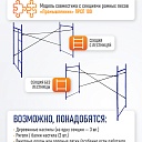 Леса строительные рамные Промышленник ЛРСП 100 секция фото 7