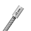 Муфта с цилиндрической резьбой для стыковки арматуры 18 мм фото 1