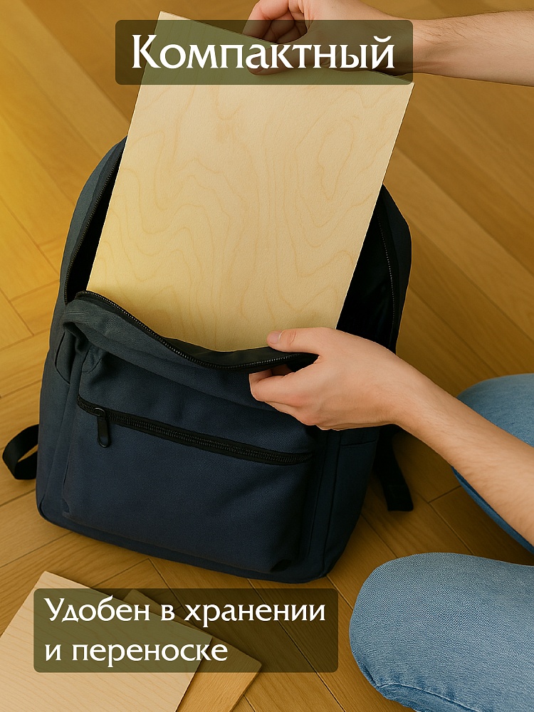 Фанера Промышленник 485х345х10мм, береза, упаковка 5 шт фото 3