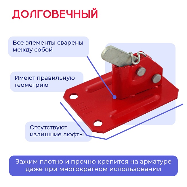 Пружинный зажим для опалубки Промышленник HIT фото 3