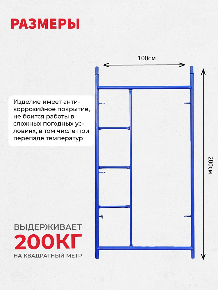 Рама с лестницей ЛРСП 100 фото 2