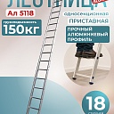 Лестница односекционная Alumet Ал 5118 фото 1