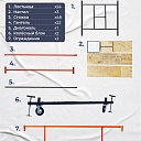 Вышка-тура TeaM ВСП 1.6х2.0, 14.8 м фото 4